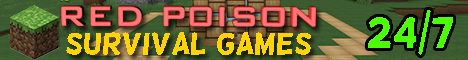RED P0is0n Survival Games banner