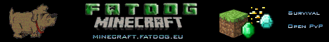 FatDog Minecraft banner