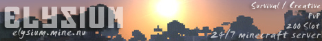 Elysium Minecraft Server banner